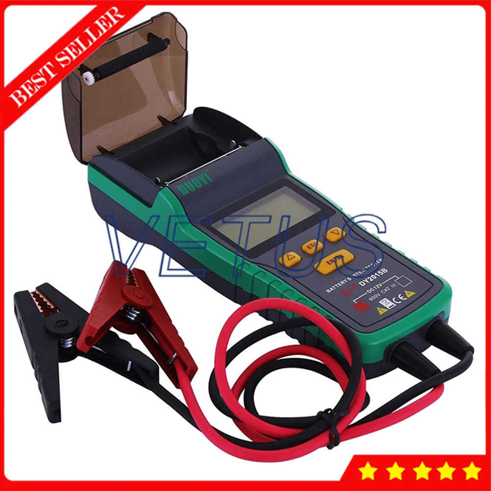 Car battery life Tester Automtive Battery System Tester For Testing 12V batteries With Built in Printer Battery Tester DY2015B
Car battery life Tester Automtive Battery System Tester For Testing 12V batteries With Built in Printer Battery Tester DY2015B
