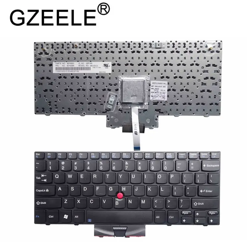 Английская клавиатура для ноутбука IBM Lenovo Thinkpad X100 X100E x120 X120E Edge E10 E11 версия США 60Y9331