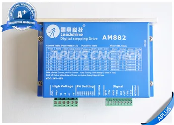 Leadshine AM882, Stepper Motor Driver with Sensorless Detection, Up to 80VDC / 8.2A / 512 microstep
Leadshine AM882, Stepper Motor Driver with Sensorless Detection, Up to 80VDC / 8.2A / 512 microstep