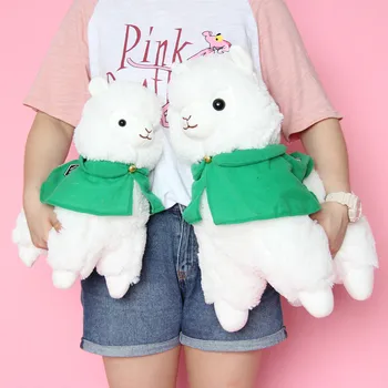 Candice guo! cute plush toy lovely cartoon Arpakasso Alpaca wear cloak soft stuffed doll girls kids birthday Christmas gift 1pc
Candice guo! cute plush toy lovely cartoon Arpakasso Alpaca wear cloak soft stuffed doll girls kids birthday Christmas gift 1pc