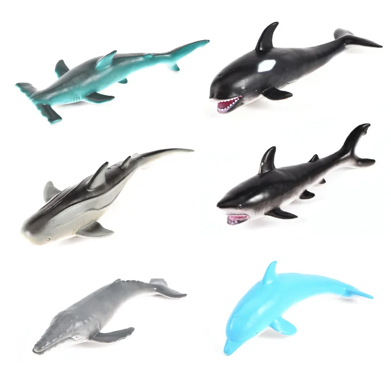 25-30cm Simulation Soft Rubber Marine Model Toy Whale White Shark Dolphins Plastic Model Ornaments Children Educational Toys
25-30cm Simulation Soft Rubber Marine Model Toy Whale White Shark Dolphins Plastic Model Ornaments Children Educational Toys