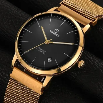vinoce Fashion Men Watch Men Automatic Mechanical gold Wrist Wristwatch Stainless Steel Male Clock Relogio Masculino
vinoce Fashion Men Watch Men Automatic Mechanical gold Wrist Wristwatch Stainless Steel Male Clock Relogio Masculino