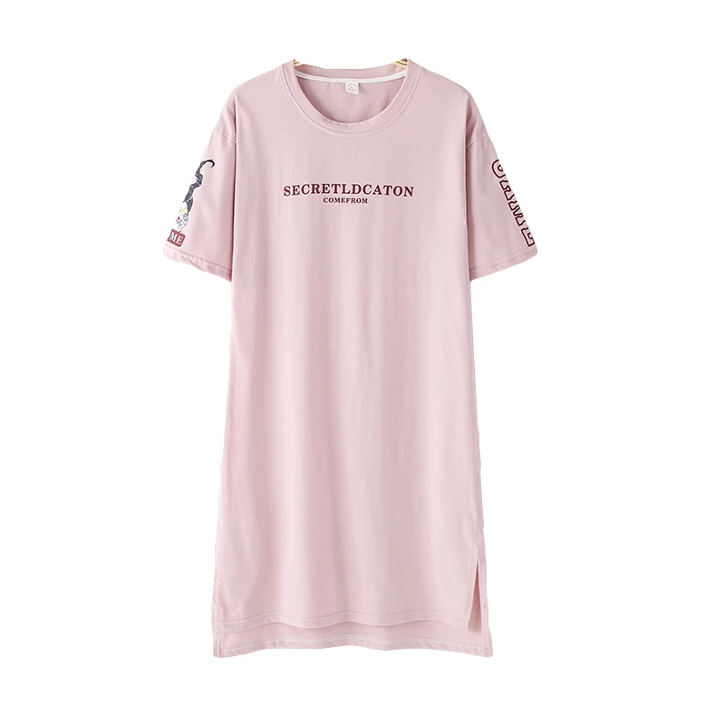 Newest Summer Nightdress 100%Cotton Short Sleeve O-neck Casual Soft M-XXL Ladies Nightwear Women Nightgowns Sleepwear
Newest Summer Nightdress 100%Cotton Short Sleeve O-neck Casual Soft M-XXL Ladies Nightwear Women Nightgowns Sleepwear