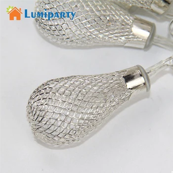 LumiParty 28 leds String Light Christmas Garland Light Fairy Xmas Wedding Festival Home Decoration hollow pendant EU Plug Silver
LumiParty 28 leds String Light Christmas Garland Light Fairy Xmas Wedding Festival Home Decoration hollow pendant EU Plug Silver