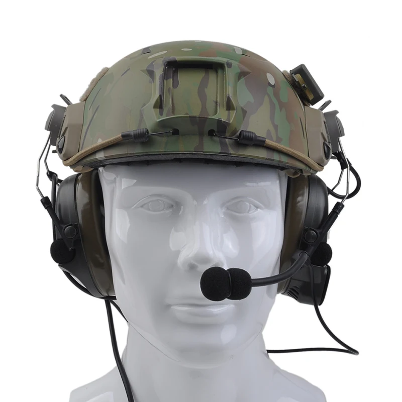 SEIGNEER Tactical Helmet Headset with Fast Helmet Rail Adapter Peltor Comtac Headset Outdoor Shooting Military Headphone
SEIGNEER Tactical Helmet Headset with Fast Helmet Rail Adapter Peltor Comtac Headset Outdoor Shooting Military Headphone