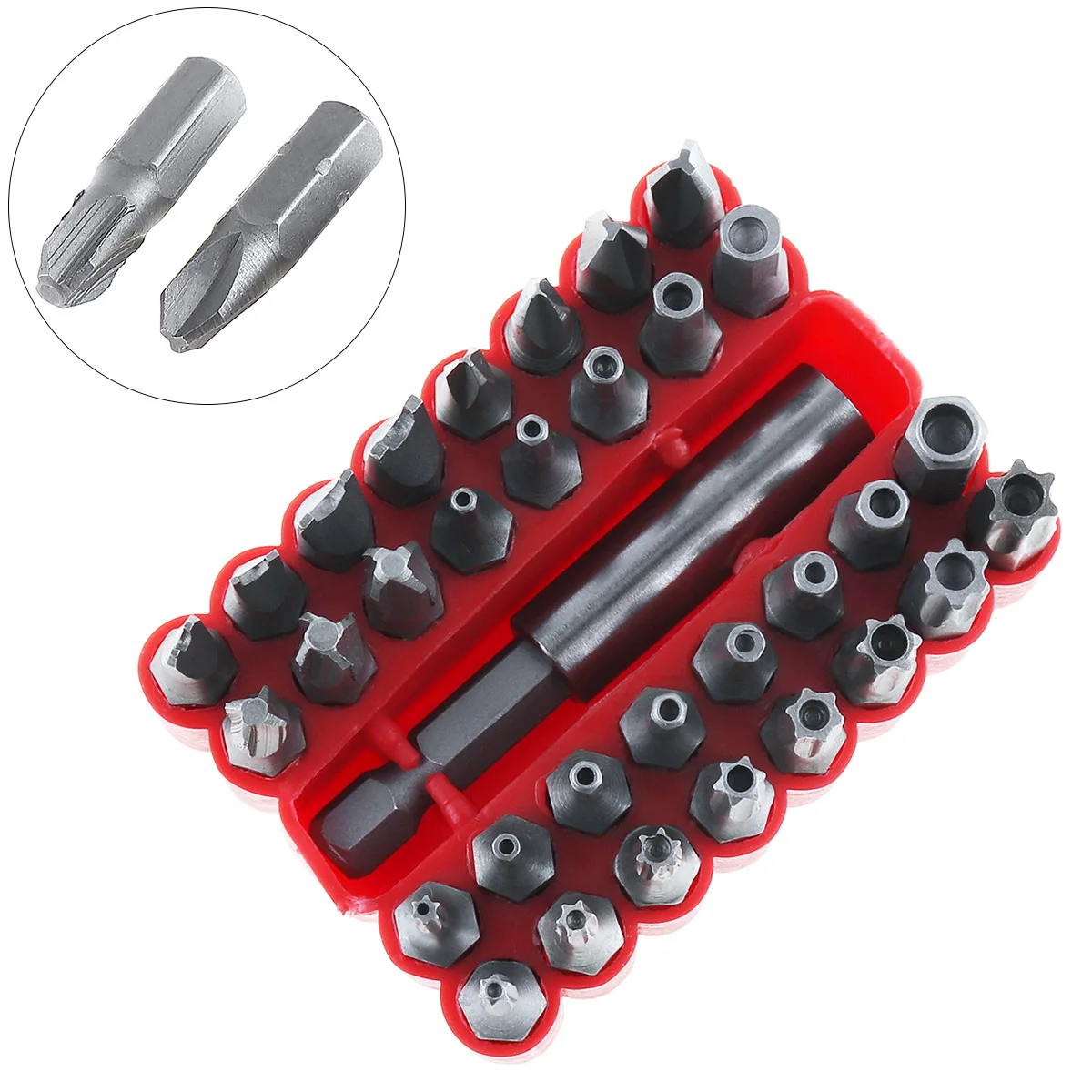 33 in 1 Hollow Screwdriver Kit with Hexagonal and Torx Special Batch Charging Drill Shaped Screwdriver Tool for Screw set
33 in 1 Hollow Screwdriver Kit with Hexagonal and Torx Special Batch Charging Drill Shaped Screwdriver Tool for Screw set