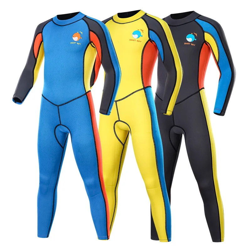 Boys and girls 2MM Rubber Long-sleeved Siamese Swimsuit Warm wetsuit Jellyfish surf clothing Rafting
Boys and girls 2MM Rubber Long-sleeved Siamese Swimsuit Warm wetsuit Jellyfish surf clothing Rafting