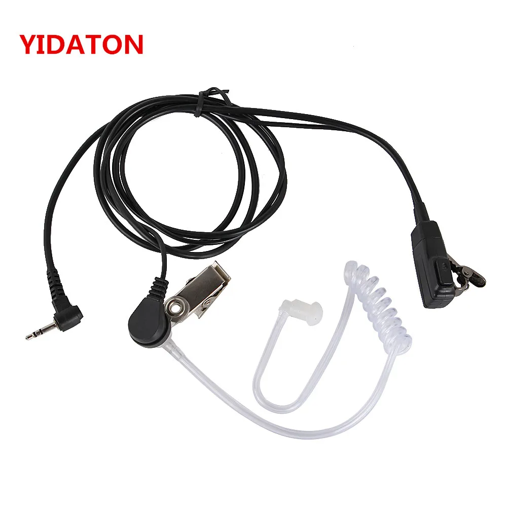 Auriculares de Tubo ac/ústico con PTT y micr/ófono RadioEarpiece TLKR