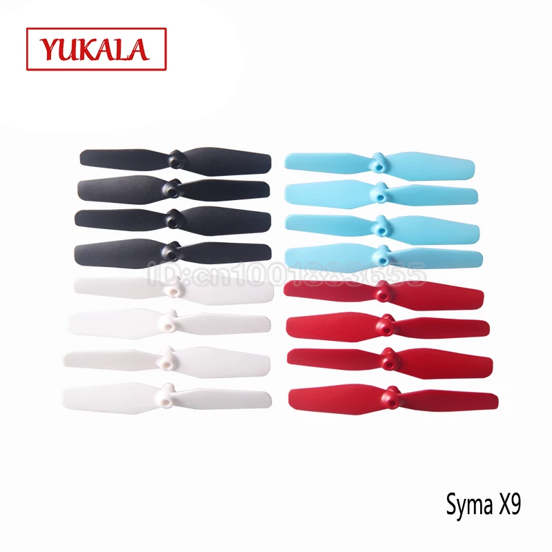 Free shipping Syma X9 Four color blades propeller 1Set=4piece RC Flying Car White Black Red Blue Quadcopter Mini Drone
Free shipping Syma X9 Four color blades propeller 1Set=4piece RC Flying Car White Black Red Blue Quadcopter Mini Drone