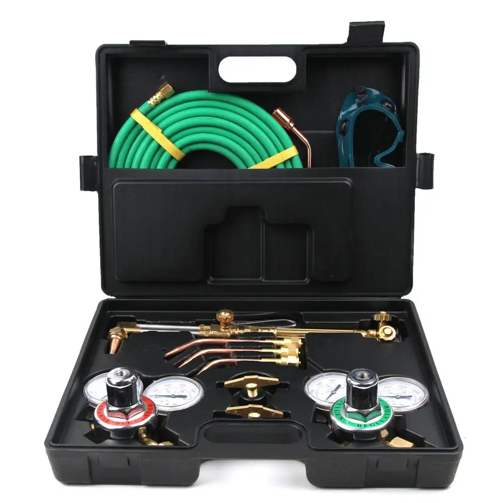 Professional Portable Torch Kit Set Oxygen Acetylene Oxy Gas Welding Cutting Kit
Professional Portable Torch Kit Set Oxygen Acetylene Oxy Gas Welding Cutting Kit