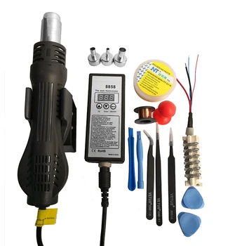 Digital hot air gun heat gun soldering iron 100-240V temperature adjustable BGA Rework Solder Station Better YOUYUE Saike Yihua 
Digital hot air gun heat gun soldering iron 100-240V temperature adjustable BGA Rework Solder Station Better YOUYUE Saike Yihua