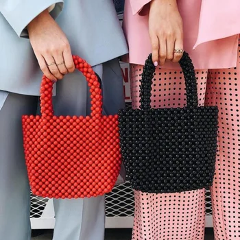 Women's Handbags Totes Pearl Beaded Bag Pearl Crochet Fashion Dinner Handbags Niche Design Purse Clutches Bolsa Feminina
Women's Handbags Totes Pearl Beaded Bag Pearl Crochet Fashion Dinner Handbags Niche Design Purse Clutches Bolsa Feminina