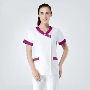 XXXL Scrub Top for Women Winter Medical Clothing Coat Y Neck Long Sleeve Snap Front Beautician Tunic Nurse Top 2018 New Arrival
XXXL Scrub Top for Women Winter Medical Clothing Coat Y Neck Long Sleeve Snap Front Beautician Tunic Nurse Top 2018 New Arrival