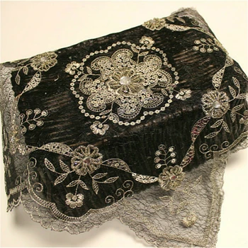 Black Beaded Sequins Embroidered Mesh Lace Fabric Placemat Furniture Dust Cover Towel Coffee Cup Table Mat Fruit Coaster Pad
Black Beaded Sequins Embroidered Mesh Lace Fabric Placemat Furniture Dust Cover Towel Coffee Cup Table Mat Fruit Coaster Pad