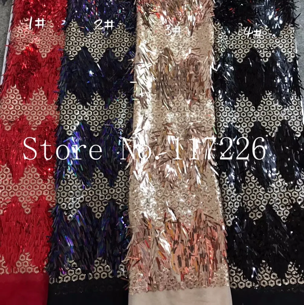 JRB-11814 top quality sequins Embroidered African tulle French Lace Fabric for party dress
JRB-11814 top quality sequins Embroidered African tulle French Lace Fabric for party dress