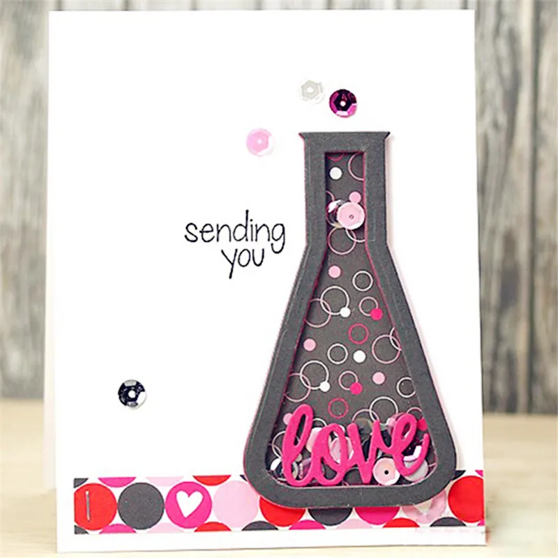 Heart Wishing Bottles Metal Cutting Dies Stencil for DIY Scrapbooking Photo Paper Cards Making Decorative Crafts
Heart Wishing Bottles Metal Cutting Dies Stencil for DIY Scrapbooking Photo Paper Cards Making Decorative Crafts