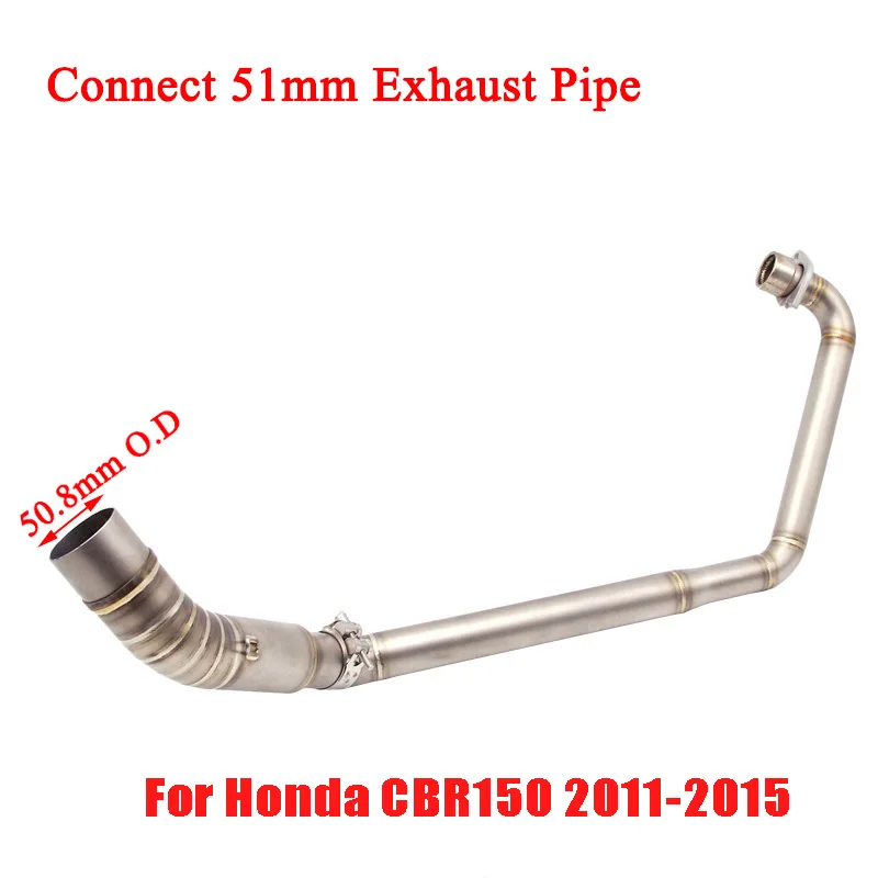 Motorcycle Exhaust Pipe Slip on Muffler Connect Link Tube Header Pipe System Exhaust for Honda CBR150 CBR150R 2010-2016
Motorcycle Exhaust Pipe Slip on Muffler Connect Link Tube Header Pipe System Exhaust for Honda CBR150 CBR150R 2010-2016