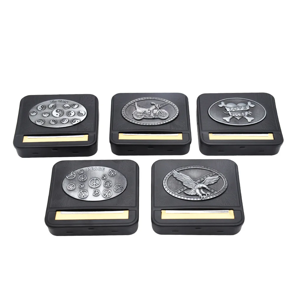 DIY Smoking Tool Automatic Cigarette Rolling Machine Box Case Cigarette Maker Manual Tobacco Rolling Machine case Pattern Random
DIY Smoking Tool Automatic Cigarette Rolling Machine Box Case Cigarette Maker Manual Tobacco Rolling Machine case Pattern Random