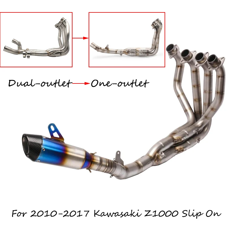 For 2010-2017 Kawasaki Z1000 Single Exhaust System Modified 51 mm Header Mid Link Elbow + Tail Escape No DB Killer Slip On
For 2010-2017 Kawasaki Z1000 Single Exhaust System Modified 51 mm Header Mid Link Elbow + Tail Escape No DB Killer Slip On