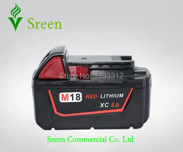 New 5000mAh 18V Rechargable Lithium Ion Replacement Power Tool Battery for Milwaukee M18 XC 48-11-1815 M18B Cordless Drill
New 5000mAh 18V Rechargable Lithium Ion Replacement Power Tool Battery for Milwaukee M18 XC 48-11-1815 M18B Cordless Drill