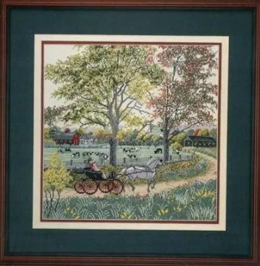Gold Collection Beautiful Counted Cross Stitch Kit Country Ride Horse Carriage Coach Wagon in Countryside Travel Trip
Gold Collection Beautiful Counted Cross Stitch Kit Country Ride Horse Carriage Coach Wagon in Countryside Travel Trip