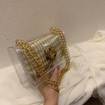 2019 Design Luxury Brand Women Transparent Bag Clear PVC Jelly Small Totes Messenger Bags Female Chain Crossbody Shoulder Bags
2019 Design Luxury Brand Women Transparent Bag Clear PVC Jelly Small Totes Messenger Bags Female Chain Crossbody Shoulder Bags