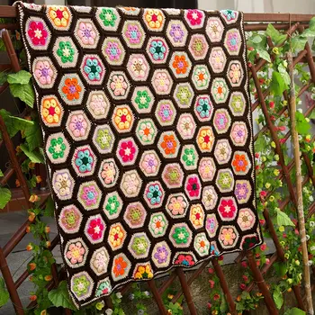 Colorful Handmade hook flowers cotton Lace Chic square Crocheted Blanket / Many Uses mat Pads table cloth /Fashion Unique Gifts
Colorful Handmade hook flowers cotton Lace Chic square Crocheted Blanket / Many Uses mat Pads table cloth /Fashion Unique Gifts