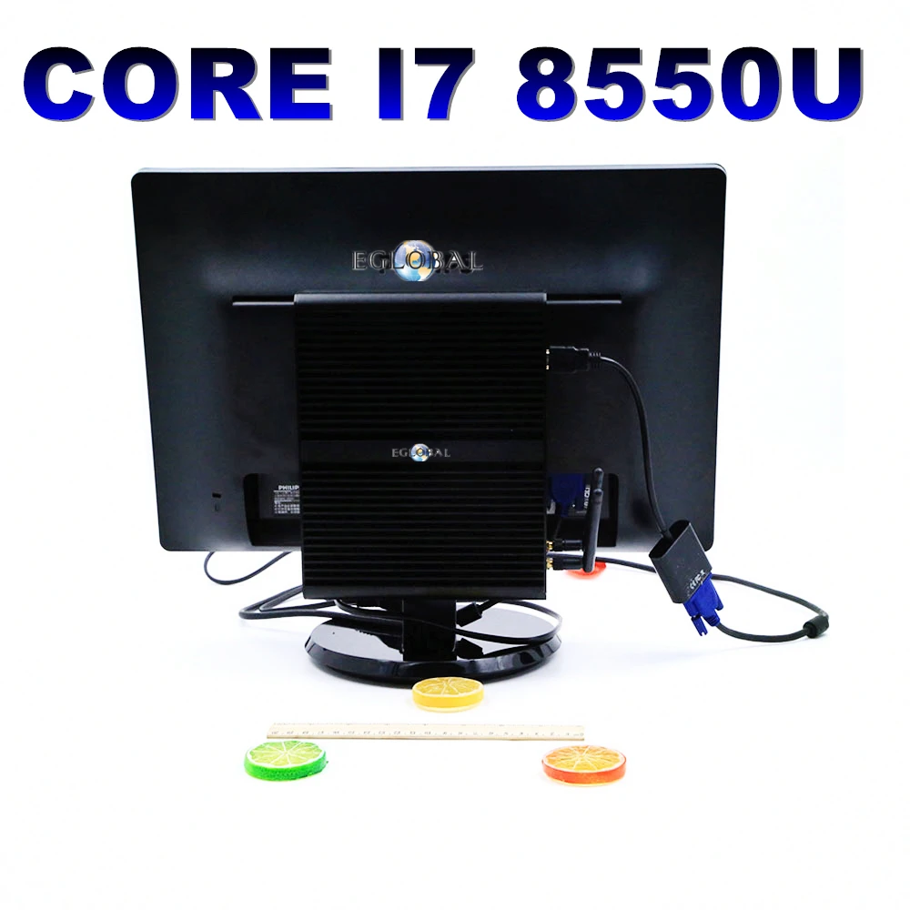 EGLOBAL Intel Core i7 8550U Quad Core Fanless Mini Computer OEM Windows 10 pro Linux Ubuntu minipc no Fan WIFI HDMI Nettop
EGLOBAL Intel Core i7 8550U Quad Core Fanless Mini Computer OEM Windows 10 pro Linux Ubuntu minipc no Fan WIFI HDMI Nettop