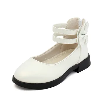 Children Girls Shoes Spring/autumn Kids Baby Girls White Single Leather Shoes With Bow Flower Pupils Show Shoes Fashion
Children Girls Shoes Spring/autumn Kids Baby Girls White Single Leather Shoes With Bow Flower Pupils Show Shoes Fashion