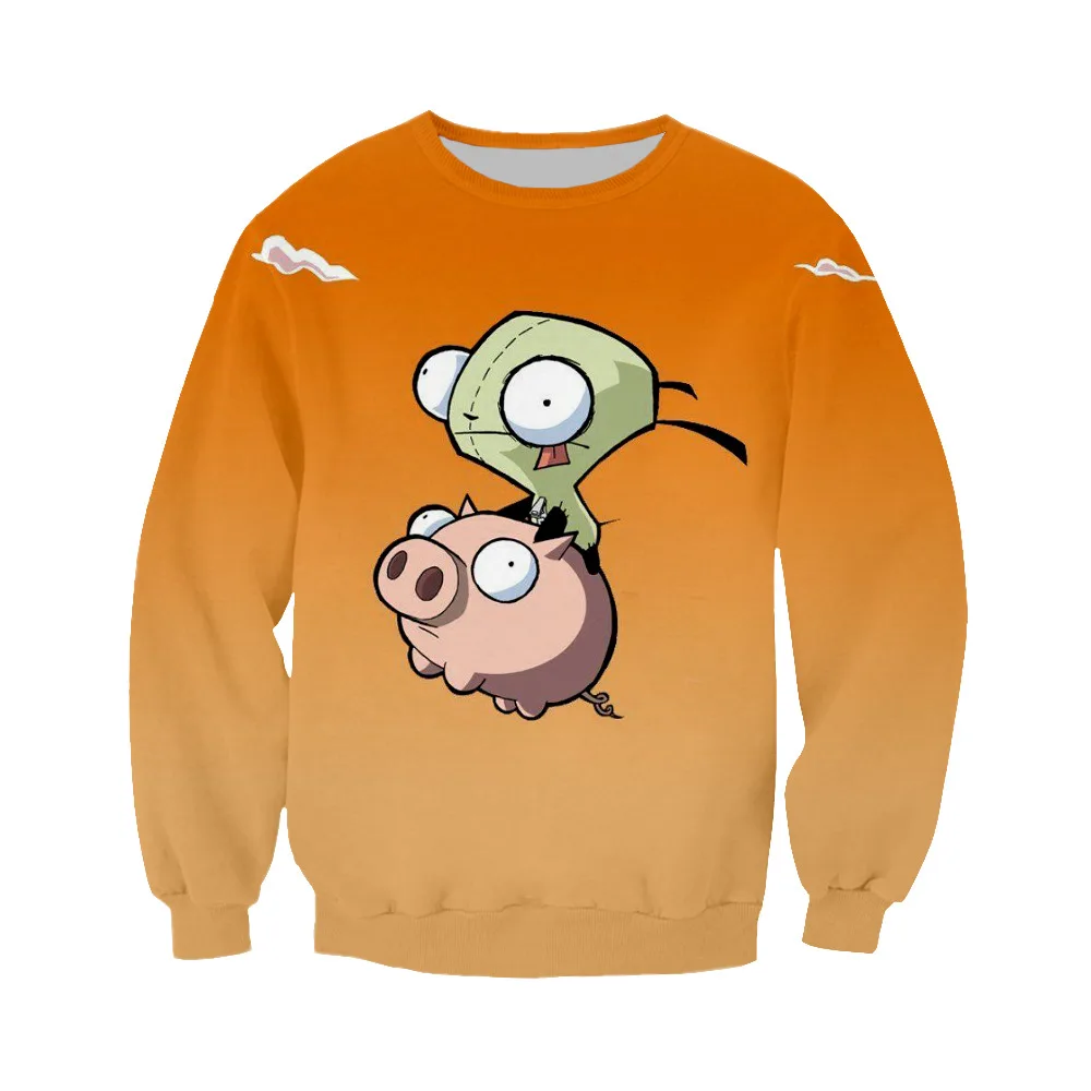 LIASOSO Autumn Fashion Men Women Hoodie 3D Print Anime Invader Zim Sweatshirt Casual Unisex Long-Sleeve Harajuku Pullover A115-4
LIASOSO Autumn Fashion Men Women Hoodie 3D Print Anime Invader Zim Sweatshirt Casual Unisex Long-Sleeve Harajuku Pullover A115-4