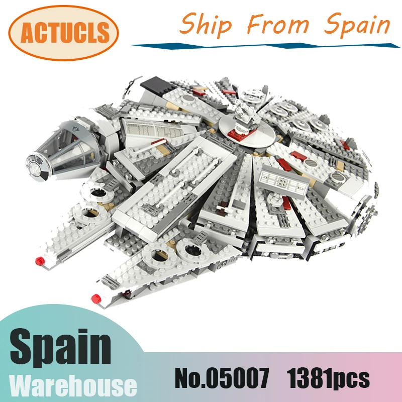 Lepinblocks 05007 79211 Star Plan Wars Force Millennium Awakens Falcon Model Building Blocks Smart Architecture Bricks Toys
Lepinblocks 05007 79211 Star Plan Wars Force Millennium Awakens Falcon Model Building Blocks Smart Architecture Bricks Toys