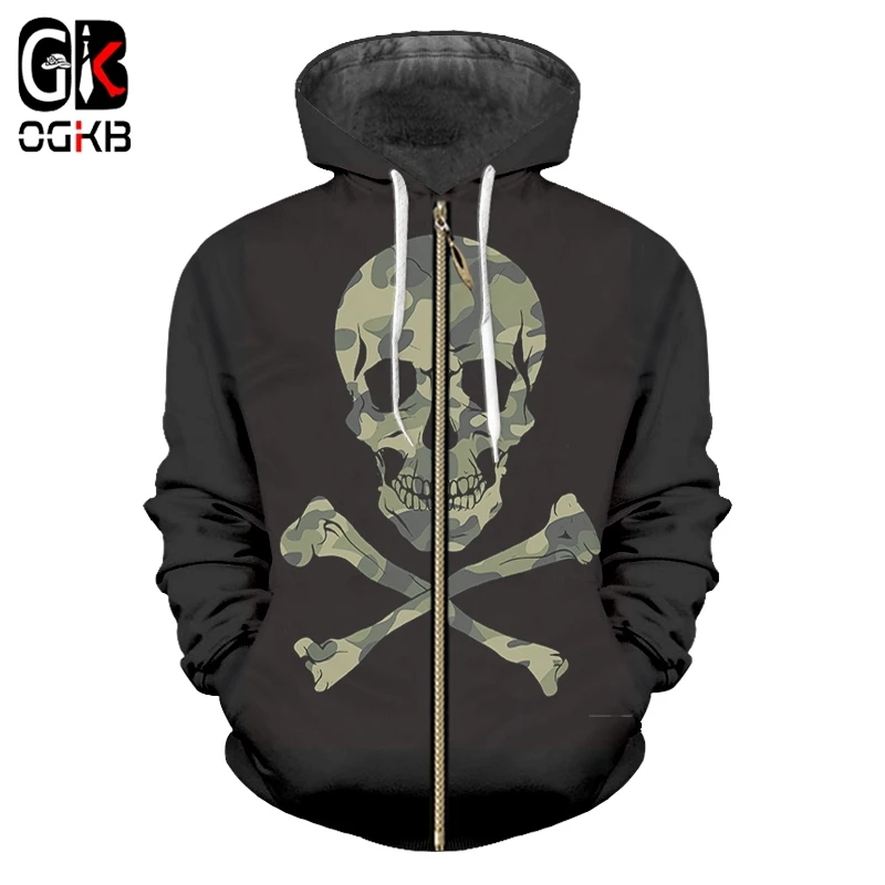 OGKB Man Winter New Black Green Stitching 3D Printed Zip Hoodies Camouflage Skull Streetwear Best Selling Large Size 6XL
OGKB Man Winter New Black Green Stitching 3D Printed Zip Hoodies Camouflage Skull Streetwear Best Selling Large Size 6XL