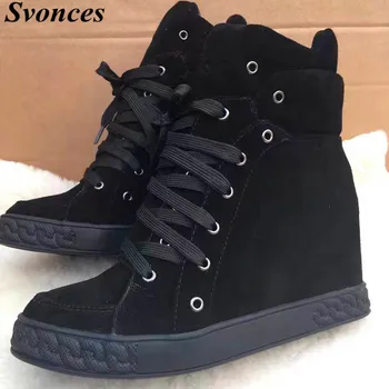 Svonces Basket Femme Casual Shoes Women Sneakers Genuine Leather Height Increasing Suede Concealed Platform Wedge Shoes Women
Svonces Basket Femme Casual Shoes Women Sneakers Genuine Leather Height Increasing Suede Concealed Platform Wedge Shoes Women