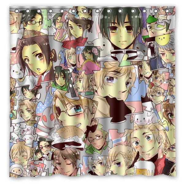 Custom Home Bath Curtain Axis Powers Hetalia Waterproof Fabric Bathroom Shower Curtain With Hooks Home Decoration
Custom Home Bath Curtain Axis Powers Hetalia Waterproof Fabric Bathroom Shower Curtain With Hooks Home Decoration