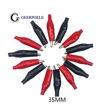 20pcs/lot 35 MM Metal alligator clips electrical clips Crocodile Electrical metal clamp for Testing Probe Meter With Plastic
20pcs/lot 35 MM Metal alligator clips electrical clips Crocodile Electrical metal clamp for Testing Probe Meter With Plastic