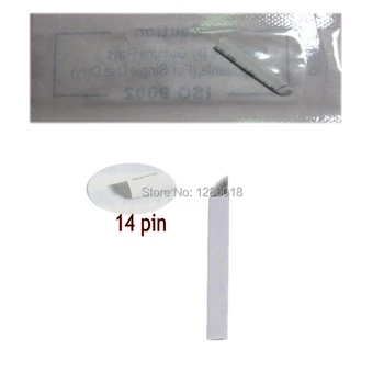 free shipping 500pcs/lot 14 pins Tattoo Needles Bevel Microblading Needles for Permanet Make Up Eyebrow Manual Tattoo Pen
free shipping 500pcs/lot 14 pins Tattoo Needles Bevel Microblading Needles for Permanet Make Up Eyebrow Manual Tattoo Pen