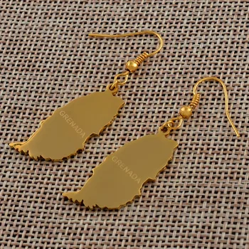Grenada Island Map Earrings for Women Girls Gold Color Maps Jewelry Gifts #J0078
Grenada Island Map Earrings for Women Girls Gold Color Maps Jewelry Gifts #J0078