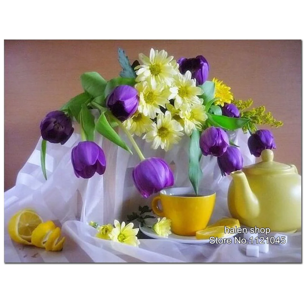 Full Drill Diamond Painting Cross Stitch Diamond Embroidery tulip cup Mosaic Pattern Picture of Rhinestones Home Decor XC041
Full Drill Diamond Painting Cross Stitch Diamond Embroidery tulip cup Mosaic Pattern Picture of Rhinestones Home Decor XC041