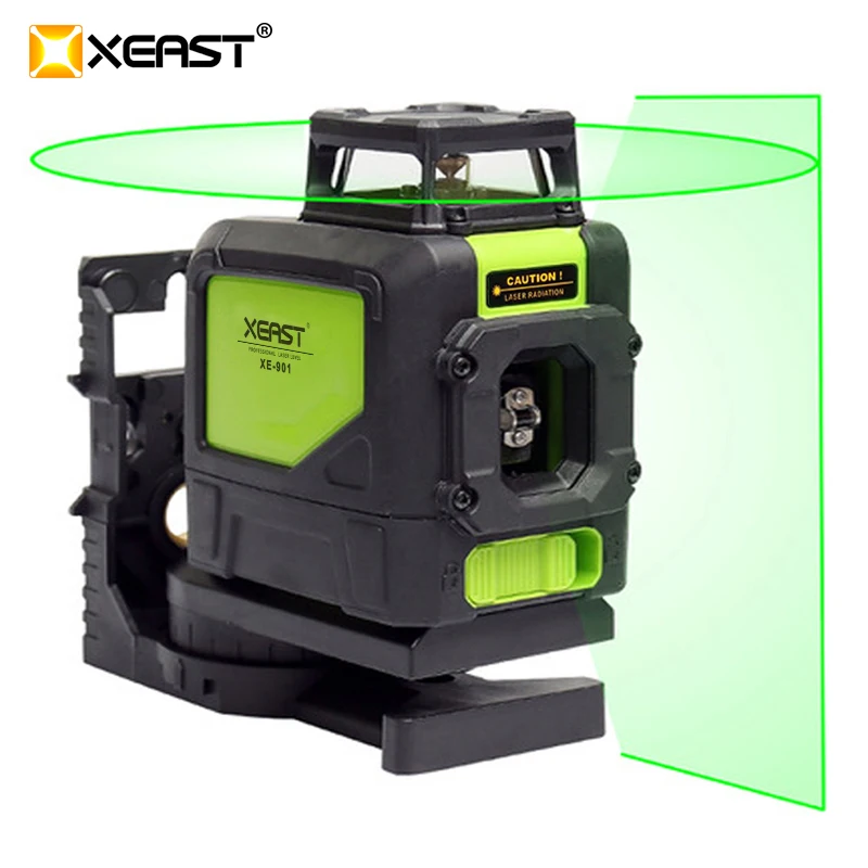 XEAST XE-901 5 Lines 3D Green Laser Levels Self Leveling 360 Horizontal an Vertical Cross Super Powerful Green Laser Beam Line
XEAST XE-901 5 Lines 3D Green Laser Levels Self Leveling 360 Horizontal an Vertical Cross Super Powerful Green Laser Beam Line
