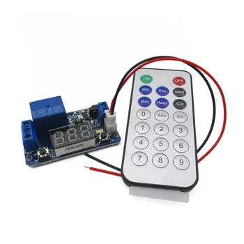 Infrared remote control full function LED digital display timing relay module delay following 5V/12V/24V
Infrared remote control full function LED digital display timing relay module delay following 5V/12V/24V