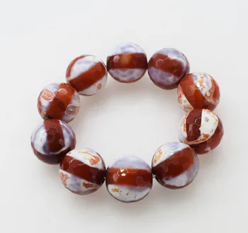agate faceted round red white color 20mm bracelet 7.5inch wholesale beads FPPJ nature BIG SIZE
agate faceted round red white color 20mm bracelet 7.5inch wholesale beads FPPJ nature BIG SIZE