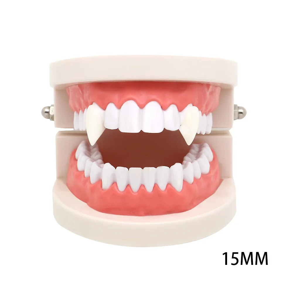 Chizequar 4 Styles Horrific Fun Clown Dress Vampire Teeth Halloween Party Dentures Zombie Devil Fangs Tooth With Dental Gum 18 Chizequar 4 Styles Horrific Fun Clown Dress Vampire Teeth Halloween Party Dentures Zombie Devil Fangs Tooth With Dental Gum -Cosplayware Store