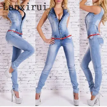 New Arrival Sleeveless Jumpsuit Jeans Sexy Bodysuit Women Denim Overalls Rompers Girls Pants Jeans Ladies
New Arrival Sleeveless Jumpsuit Jeans Sexy Bodysuit Women Denim Overalls Rompers Girls Pants Jeans Ladies