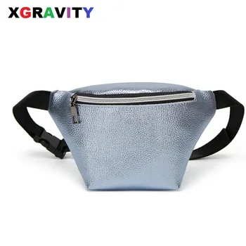 Xgravity Fashion Ladies Casual Metal Litchi Skin Girl Simple Lady Waist Bag Leisure Cool Student Women Shoulder Chest Packs H163
Xgravity Fashion Ladies Casual Metal Litchi Skin Girl Simple Lady Waist Bag Leisure Cool Student Women Shoulder Chest Packs H163