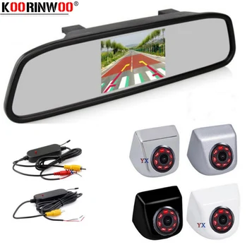 Koorinwoo 720P 4.3" Monitor TFT Mirror Wireless Car Parking Camera IR Night Vision Truck Car Rear View Camera Tailer Auto Metal
Koorinwoo 720P 4.3" Monitor TFT Mirror Wireless Car Parking Camera IR Night Vision Truck Car Rear View Camera Tailer Auto Metal