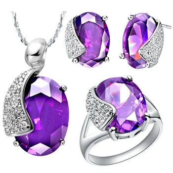 2015 Sterling Silver Jewelry Sets Ruby Ornaments Wedding Accessories Crystal Jewellery Earrings CZ Diamond Ring Necklaces T061
2015 Sterling Silver Jewelry Sets Ruby Ornaments Wedding Accessories Crystal Jewellery Earrings CZ Diamond Ring Necklaces T061