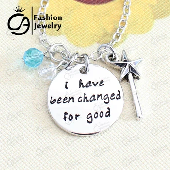 Wholesale I have been changed for good Wicked inspired hand stamped Necklace Christmas Gift Jewelry 20Pcs/Lot #LN1179
Wholesale I have been changed for good Wicked inspired hand stamped Necklace Christmas Gift Jewelry 20Pcs/Lot #LN1179