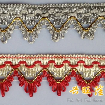 30 Yard/lot Gold Triangular lace fabric curtains sofa lace trim 3.5cm handmade diy clothes edge accessories 12 colors choose
30 Yard/lot Gold Triangular lace fabric curtains sofa lace trim 3.5cm handmade diy clothes edge accessories 12 colors choose