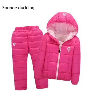 2017 Children's clothing jacket+pants boys girls hooded cotton coats casual kids autumn winter 2 pcs sets solid color for 1-8Y
2017 Children's clothing jacket+pants boys girls hooded cotton coats casual kids autumn winter 2 pcs sets solid color for 1-8Y
