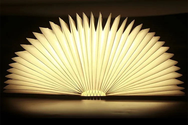 Excelvan Wooden Foldable LED Nightlight Booklight&LED Folding Book Lamp,USB Rechargeable for Decor Desk/Table/Wall Magnetic Lamp
Excelvan Wooden Foldable LED Nightlight Booklight&LED Folding Book Lamp,USB Rechargeable for Decor Desk/Table/Wall Magnetic Lamp